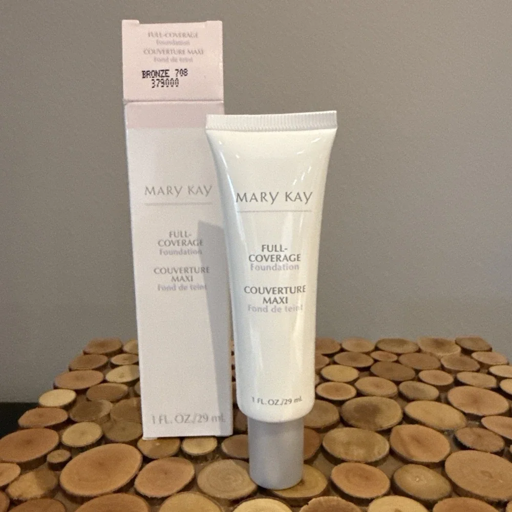 Mary Kay Full Coverage Foundation Bronze 708 - Gray Cap #‎ 379000 Normal To Dry